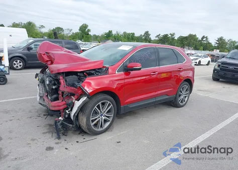 2021 Ford Edge Titanium from USA, damaged, VIN 2FMPK4K91MBA16896